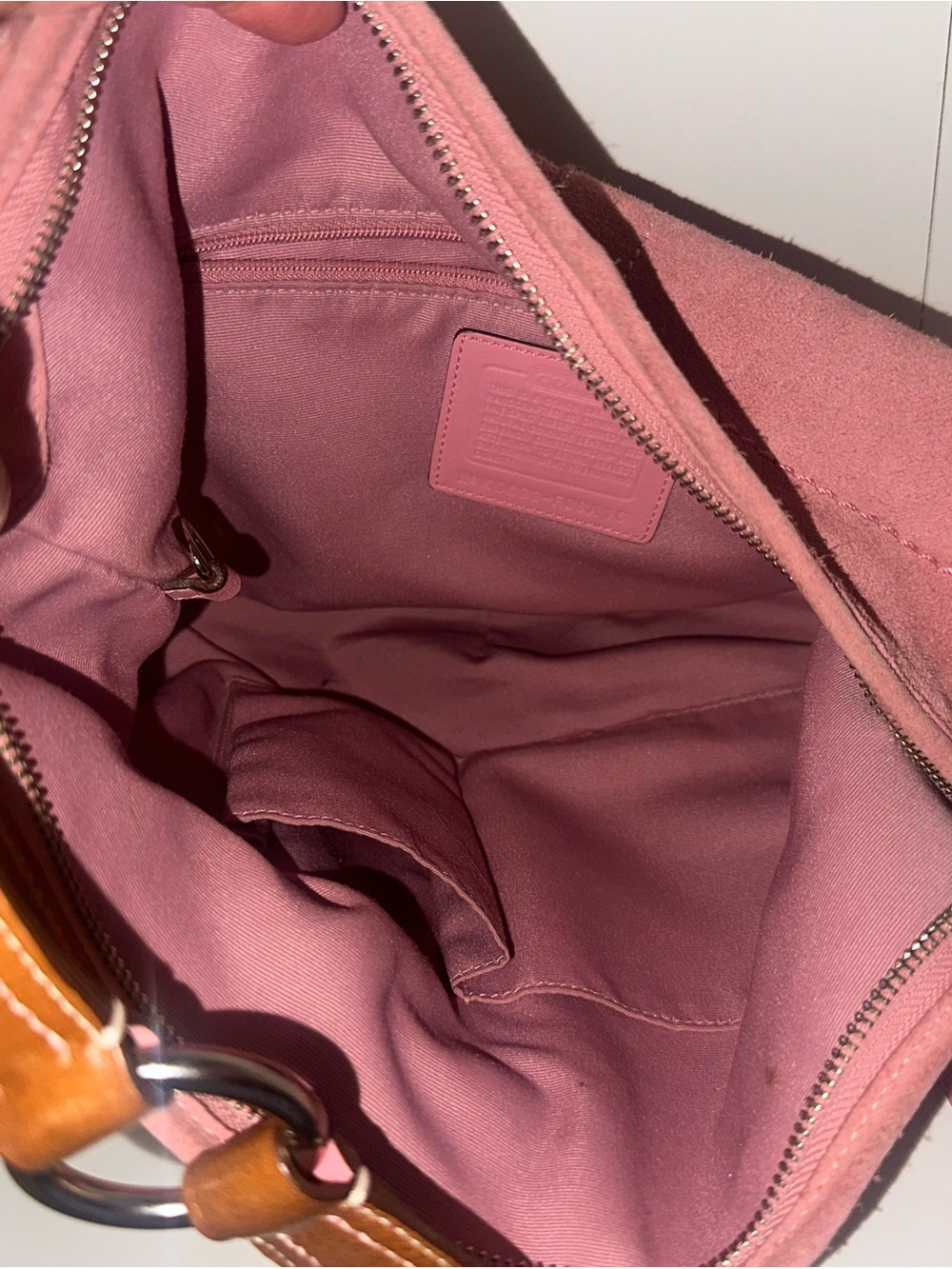 Vintage Coach SoHo Hobo suede shoulder bag - Picture 6 of 7